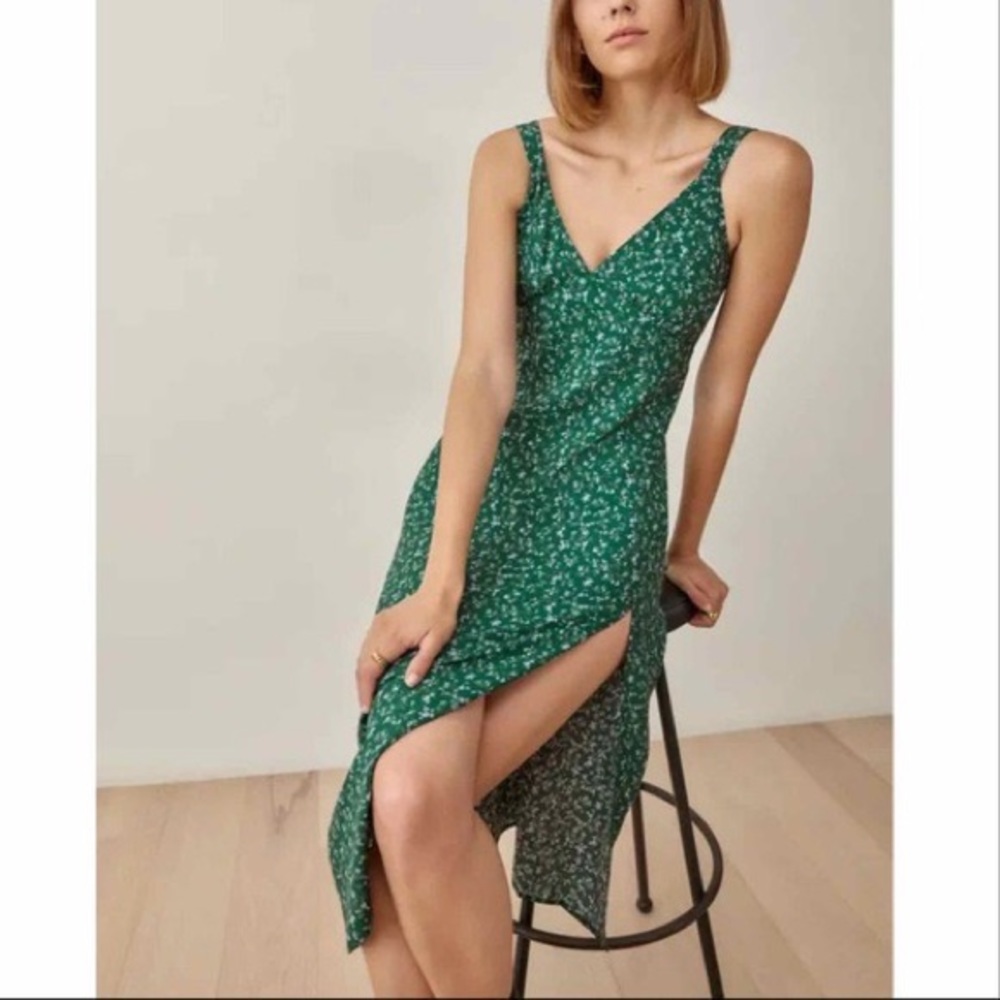 NWT Reformation Lynda Dress Rosemary